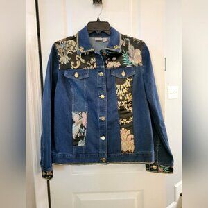 NWT Chico's Denim Heritage Jacket Heirloom Indigo Size Medium
